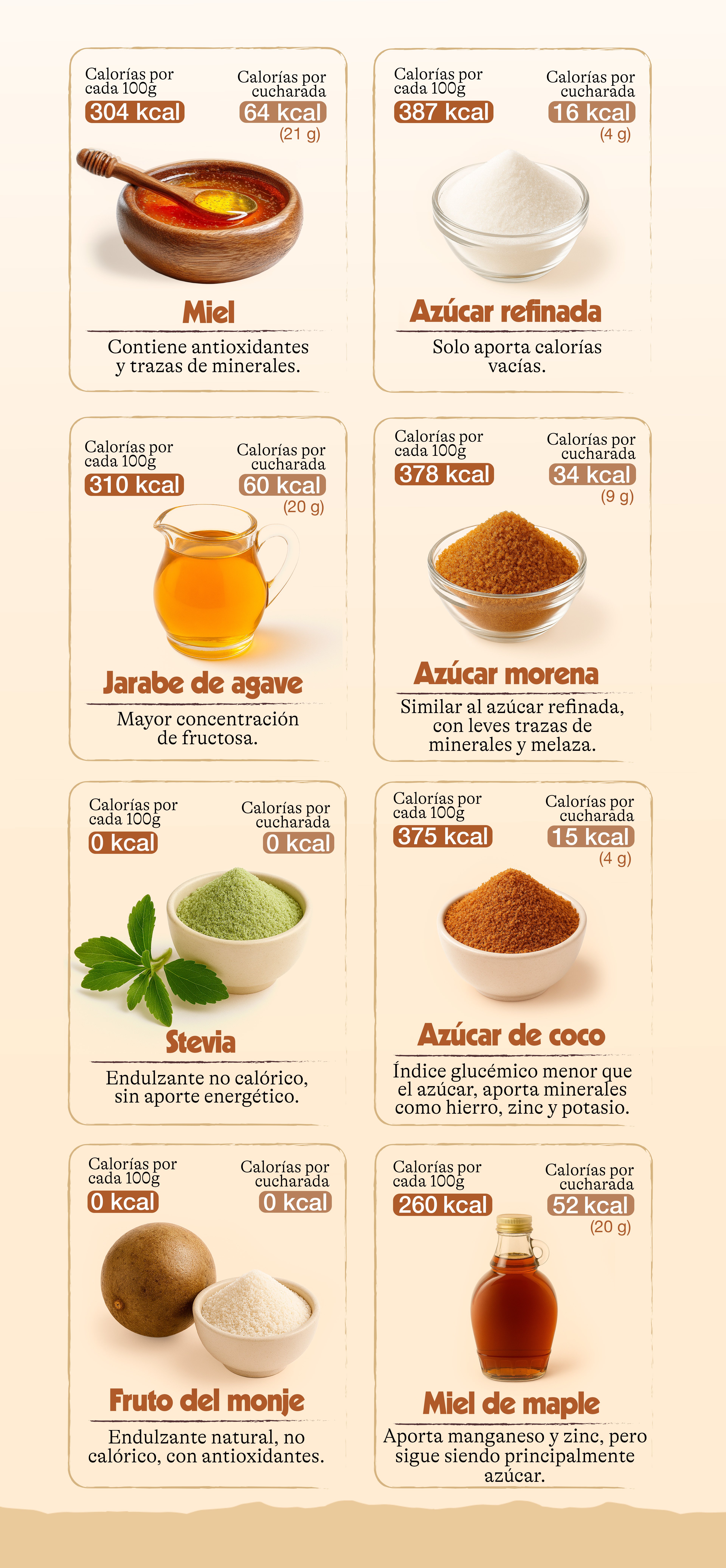 ¿Cuántas calorías tiene la miel_